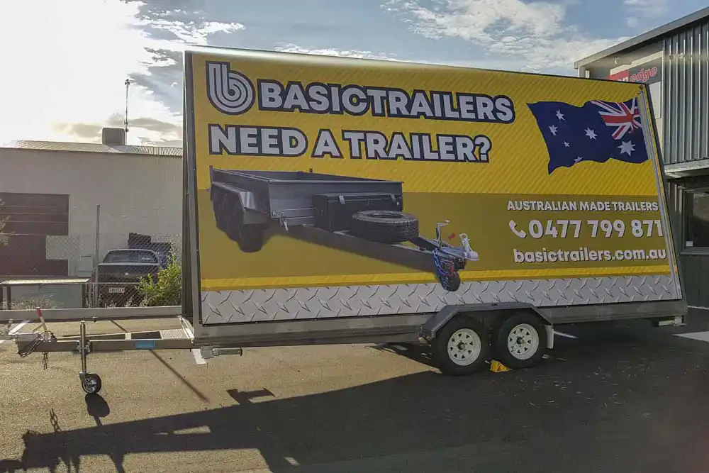 Trailer for Sale: ADVERTISING-7FT-TRAILER-12X5 Adelaide Trailers For Sales: ADVERTISING-7FT-TRAILER-12X5